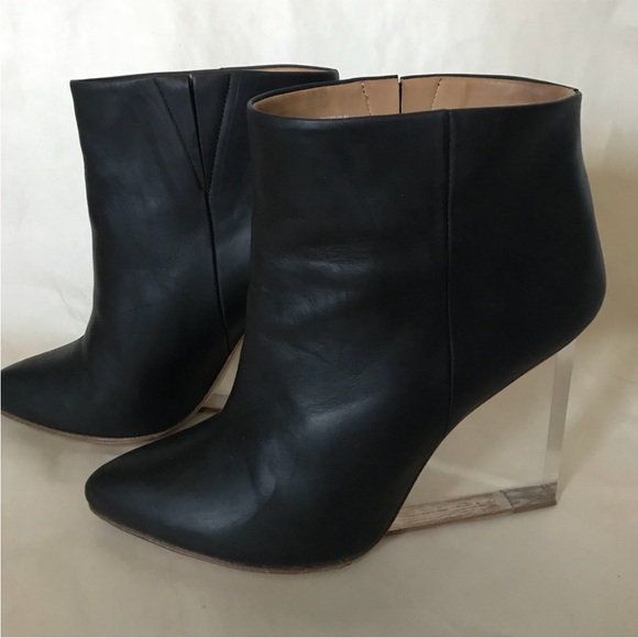 ✨MAISON MARTIN MARGIELA x H&M✨Lucite Heel Leather Booties - Picture 5 of 9